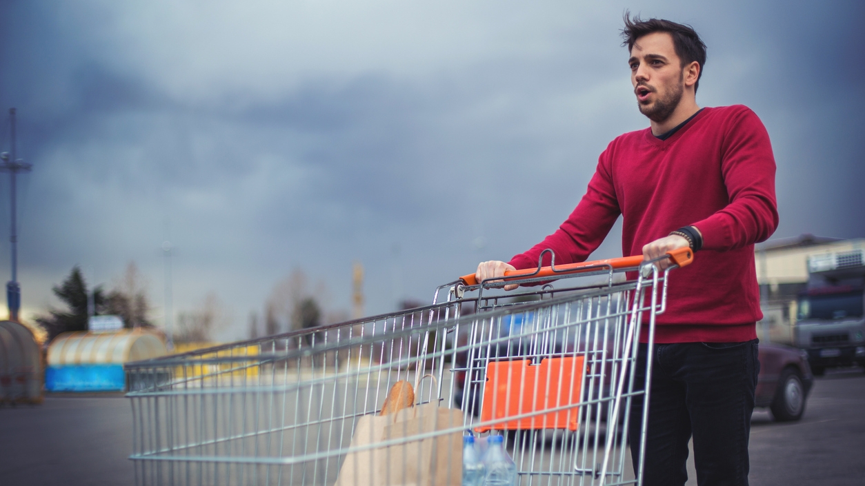 Milk, bread and eggs