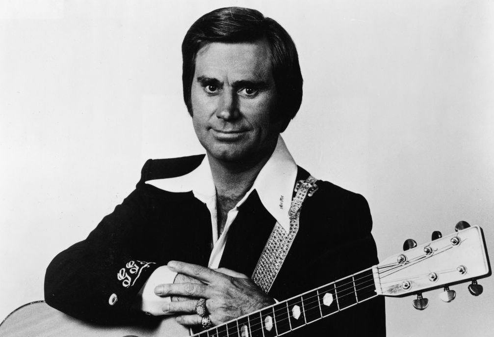 Portrait Of George Jones With Guitar